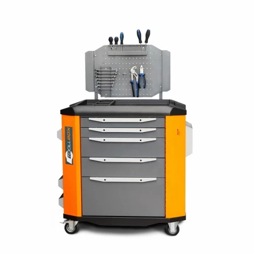 Тележка инструментальная ToollBox TBP-5 (синяя) Тележка инструментальная ToollBox TBP-5 (синяя)